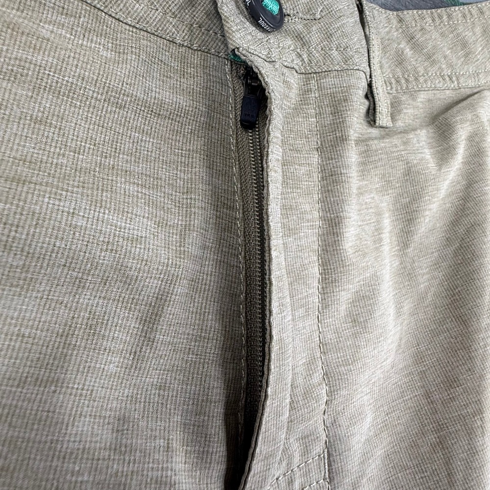 Linksoul Shorts Mens 32 Tan Boardwalker Hybrid Golf Walk Shorts Stretch - Picture 2 of 12